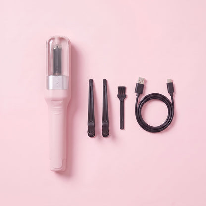 Contenu de la boîte : GlowTrim Pro, deux pinces de sectionnement, brosse de nettoyage et câble USB-C